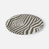 Assiettes En Carton Motif Poster de animal Zebra Stripe (Angle)