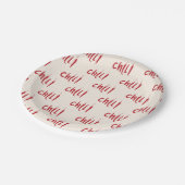Assiettes En Carton Motif Red Chili Peppers (Angle)