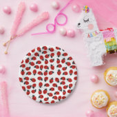 Assiettes En Carton Motif Red Ladybug (Fête)