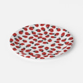 Assiettes En Carton Motif Red Ladybug (Angle)