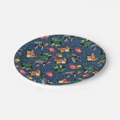 Assiettes En Carton Motif Rétro-onde Gremlins™ 80's (Angle)