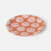 Assiettes En Carton Motif Retro Smile (Angle)