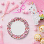 Assiettes En Carton motif savoureux avec oiseaux et fleurs (Fête)