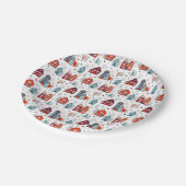 Assiettes En Carton Motif scandinave d'art populaire de Chambre (Angle)