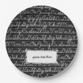 Assiettes En Carton Motif scolaire (Devant)