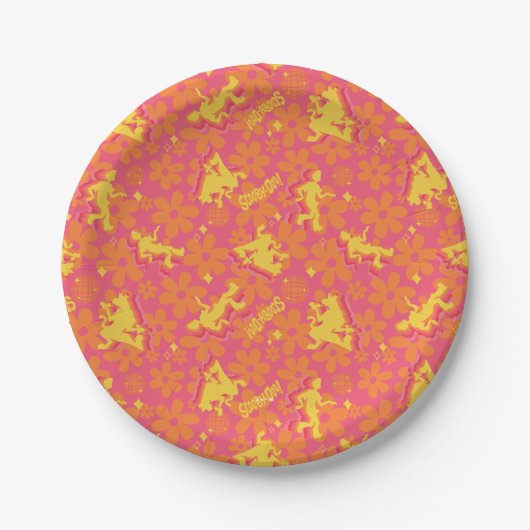 Assiettes En Carton Motif Scooby-Doo Disco super (Devant)