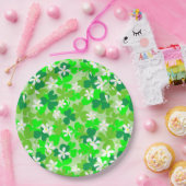Assiettes En Carton Motif Shamrock de la Saint Patrick (Fête)