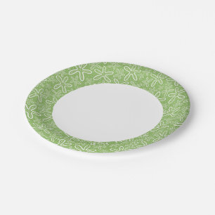 Assiettes En Carton Motif Shell sur Arrière - plan localisé