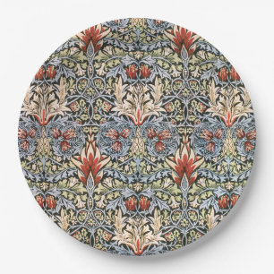 Assiettes En Carton Motif Snakeshead (par William Morris)