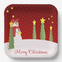 Motif Snowman Et Star