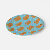 Assiettes En Carton Motif Snuffleupagus Blue Stars & Dots (Angle)