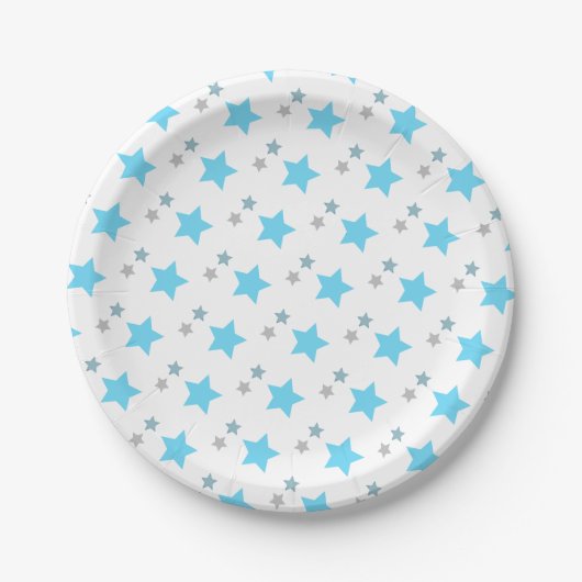 Assiettes En Carton Motif Space Star (Devant)