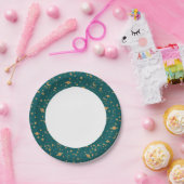 Assiettes En Carton motif spatial (Fête)