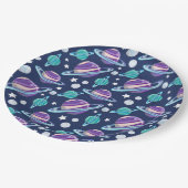 Assiettes En Carton Motif spatial, Planètes, Étoiles, Galaxie, Cosmos (Angle)