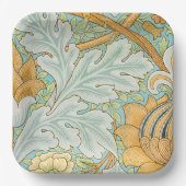 Assiettes En Carton Motif St James (par William Morris) (Recto)