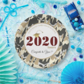 Assiettes En Carton Motif Tan Camouflage personnalisé (Fête)