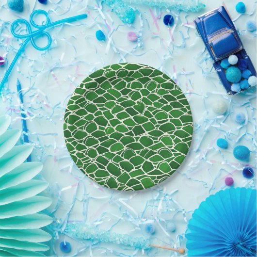 Assiettes En Carton Motif Tortue Shell (Fête)