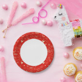 Assiettes En Carton Motif Valentin (Fête)