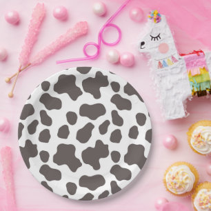 Assiettes En Carton Motif Western Cowgirl