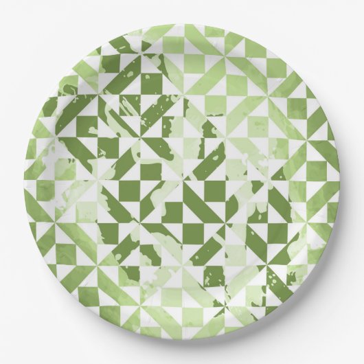 Assiettes En Carton Motifs d'aquarelle 3 (Devant)