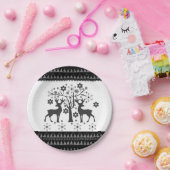 Assiettes En Carton Motifs de Noël (Fête)