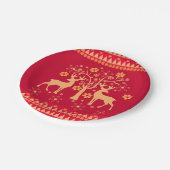 Assiettes En Carton Motifs de Noël (Angle)