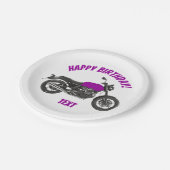 Assiettes En Carton Moto (Angle)