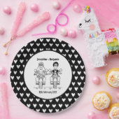 Assiettes En Carton Moto Moto Moto Mariage Party Alimentation plaque p (Fête)