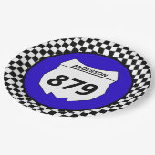 Assiettes En Carton Motocross Custom Dirt Numéro de vélo Plaque sur bl (Angle)