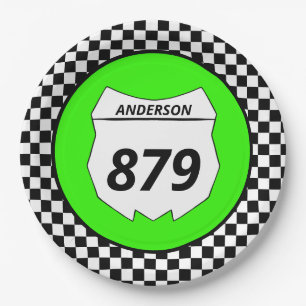 Assiettes En Carton Motocross Custom Dirt Numéro de Vélo Plaque sur Ve