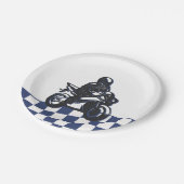 Assiettes En Carton Motocross Dirt Bike Boys Anniversaire (Angle)