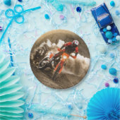 Assiettes En Carton Motocross Rider (Fête)