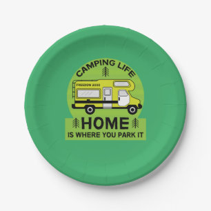 Assiettes En Carton Motorhome RV Motorhome Camping Life Latte Mug