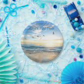 Assiettes En Carton Mouettes de plage du matin (Fête)