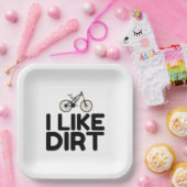 ASSIETTES EN CARTON MOUNTAIN BIKE DIRT (Fête)