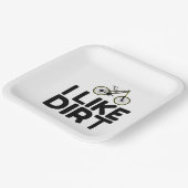 ASSIETTES EN CARTON MOUNTAIN BIKE DIRT (Angulaire)