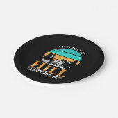 Assiettes En Carton Mountain Biker Get Over Hill (Angle)