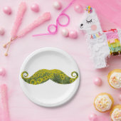 Assiettes En Carton Moustache amusant Plaques de papier personnalisées (Fête)