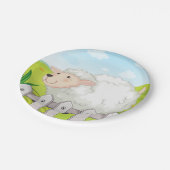 Assiettes En Carton Mouton souriant (Angle)