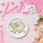 Assiettes En Carton Moutons de bélier surpris (Fête)