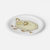 Assiettes En Carton Moutons de bélier surpris (Angle)