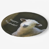 Assiettes En Carton Moutons de joyeux anniversaire (Angle)