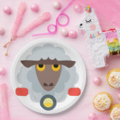 Assiettes En Carton Moutons sur moto (Fête)