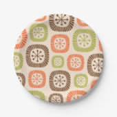 Assiettes En Carton Moyen-siècle Âge atomique moderne (Devant)