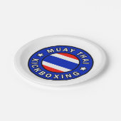 Assiettes En Carton Muay Thai (Angle)