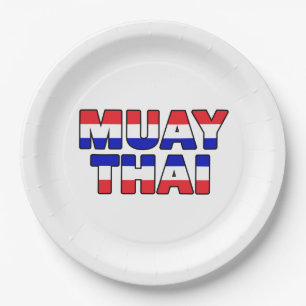 Assiettes En Carton Muay Thai