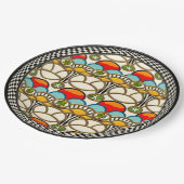 Assiettes En Carton Mucha & Cliff (Angle)