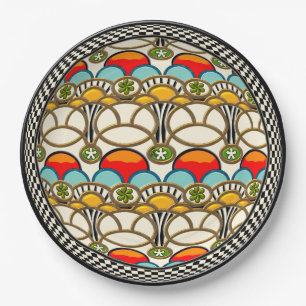 Assiettes En Carton Mucha & Cliff