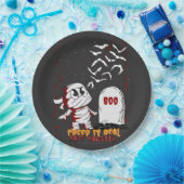 Assiettes En Carton Mummy at Grave Boo Halloween (Fête)