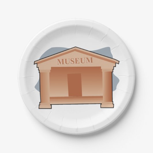 Assiettes En Carton Musée (Devant)